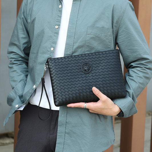 Bolso Tejido Casual para Hombre - Cartera de Negocios y Bandolera - Image 2