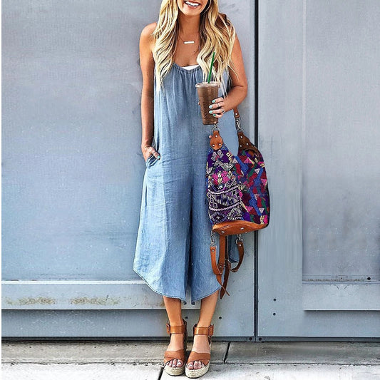 Jumpsuit Casual con Tirantes Ajustables - Diseño Moderno y Versátil - Image 2