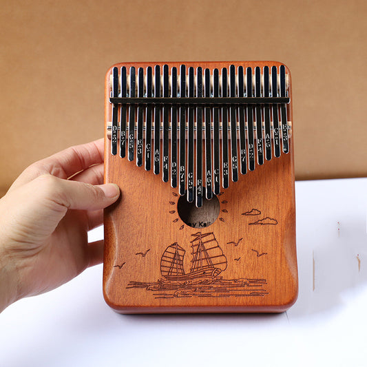 Kalimba de 21 Tonos para Principiantes - Instrumento de 5 Dedos - Image 2