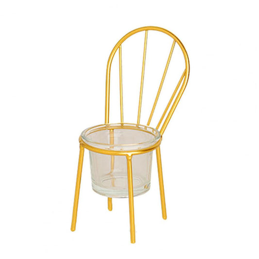 Portavelas de Metal Elegante para Decoración de Mesa - Image 2