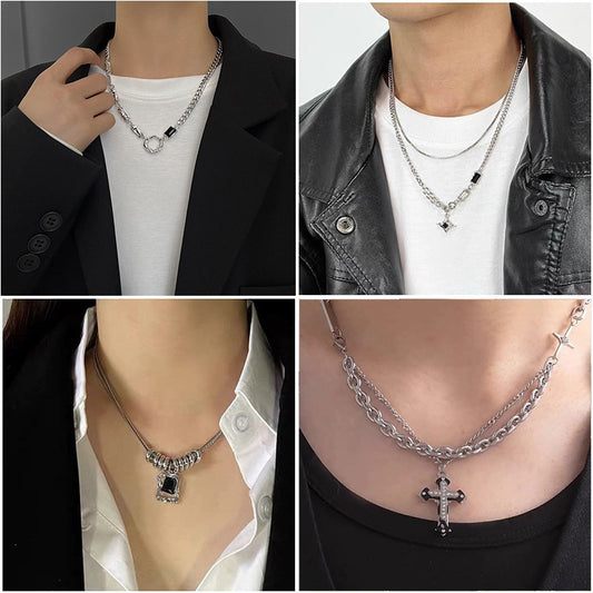 Collar de Acero Titanio para Hombre - Diseño Minimalista Que No Se Desvanece - Image 2