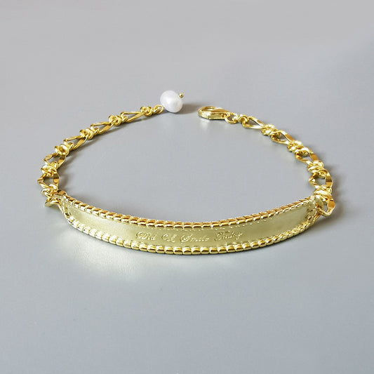 Pulsera de Plata Esterlina con Perla Barroca - Joyería Artesanal de Lujo Inglés - Image 2