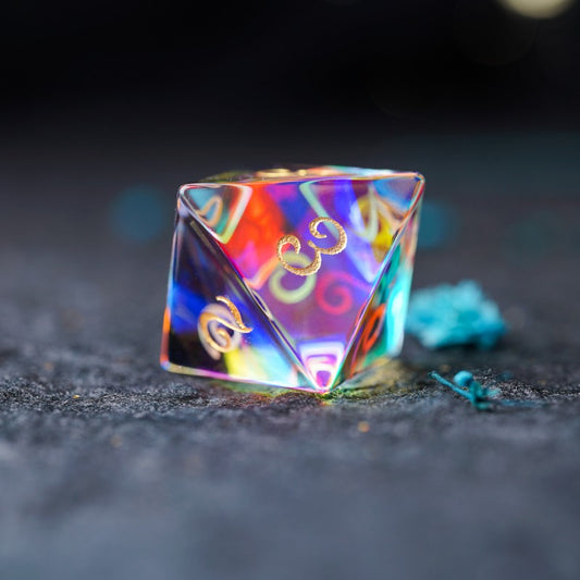 Dados de Cristal Fantasía Tema Abeja Gema - Image 2