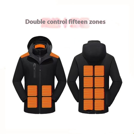 Chaqueta Térmica Inteligente Dual Zone para Montaña y Expediciones en Frío Extremo - Image 2