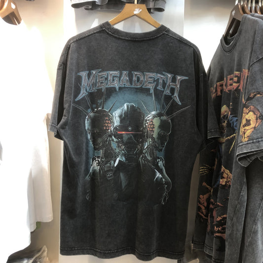 Camiseta Hip Hop Suelta Personalizada con Efecto Desgastado para Hombre - Image 2
