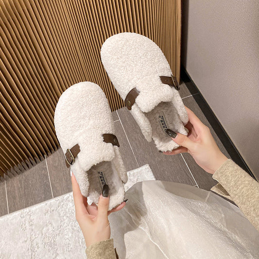 Pantuflas de Algodón Acolchadas Plus Size con Terciopelo - Image 2