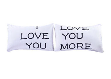 Funda de Almohada Pareja Blanca King/Queen - Ropa de Cama Personalizada - Image 2