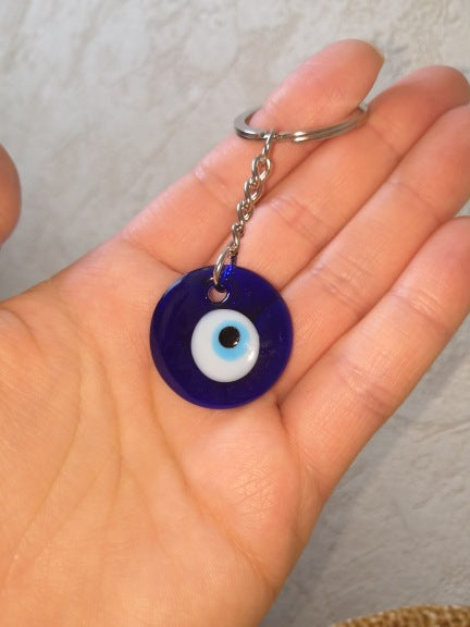 Colgante Ojo Turco Azul Cristal Retro Creativo - Image 2