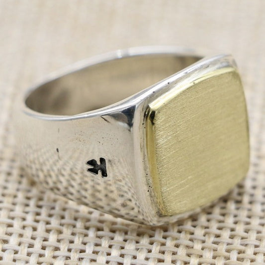 Anillo Elegante Chapado en Oro con Plata de Ley - Image 2