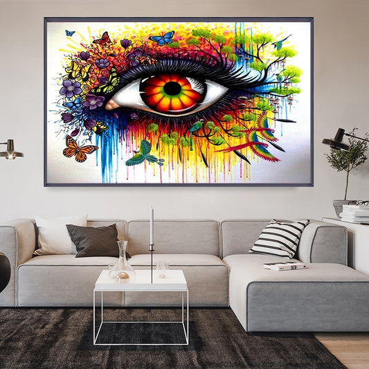 Cuadro Decorativo Fantasy Eye 70x50 cm - Arte Mural Moderno - Image 2