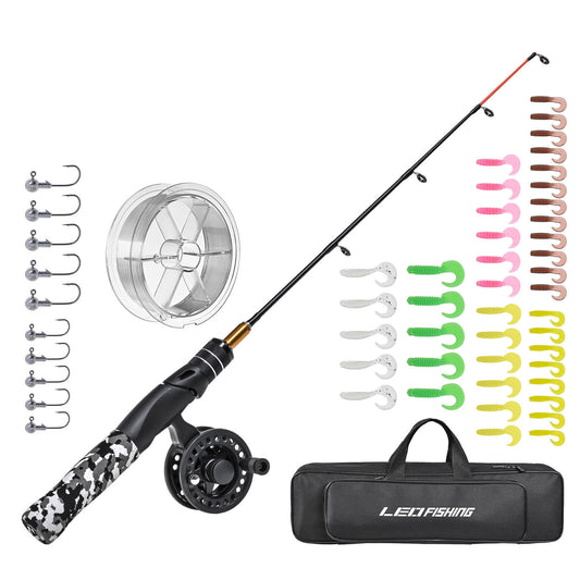 Kit Completo de Pesca con Caña Ajustable y Rueda Delantera de Alto Rendimiento - Image 2