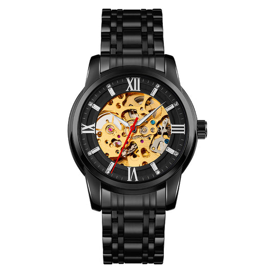 Reloj Automático de Cuero para Hombre - Elegancia Profesional - Image 2