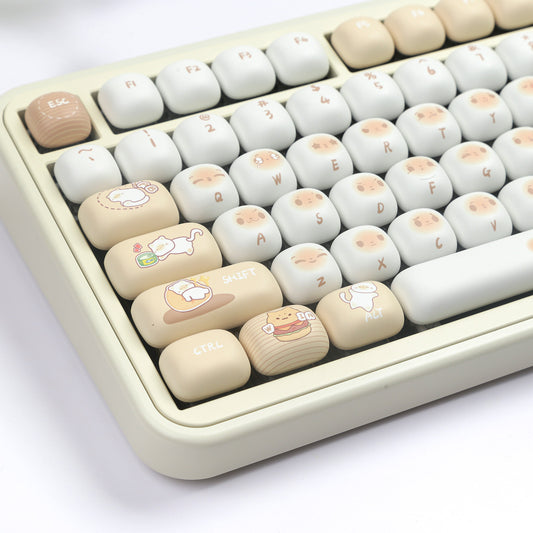 Juego Completo de Keycaps Gato Steamed Bread 7u Complementario - Image 2