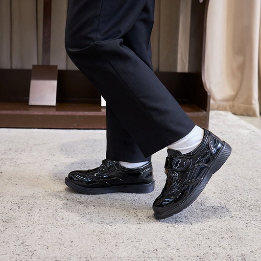 Zapatos de Cuero para Niños con Suela Suave y Flexible - Image 2
