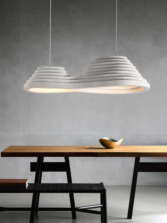 Lámpara Colgante Nórdica Minimalista Estilo Crema - Image 2