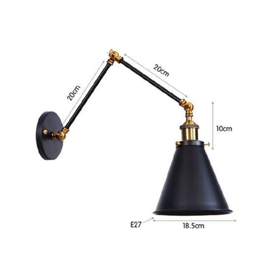 Lámpara de Pared Industrial en Hierro Forjado Estilo Loft - Image 2