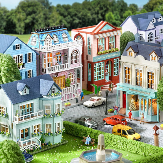Miniatura de Casa Artesanal de Madera - Colección Adorable para Decorar - Image 2