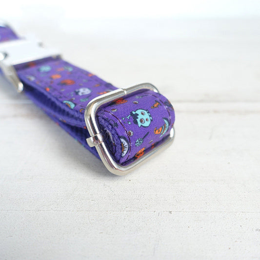 Collar para Perro con Estampado Morado de Halloween - Image 2