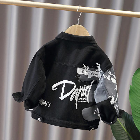 Chaqueta Denim Infantil Street Style Desgastado - Image 2