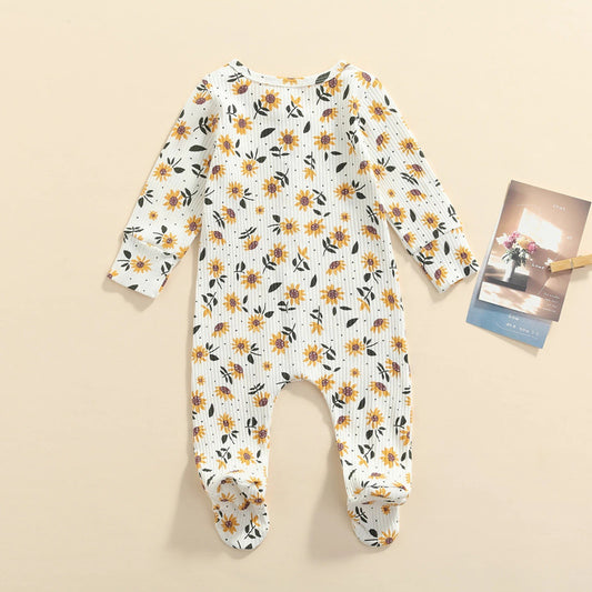 Mameluco Floral para Recién Nacido - Romper Suave y Cómodo - Image 2