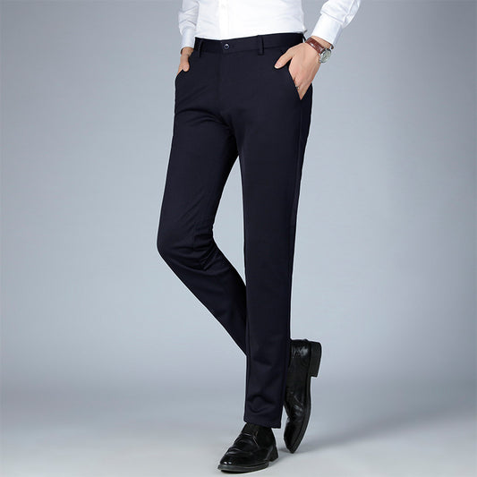 Pantalones de Negocio Elásticos Rectos para Hombre - Image 2