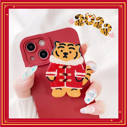 Funda Protectora Hacha Pequeño Cerebro - Diseño Tigre Adorable - Image 2
