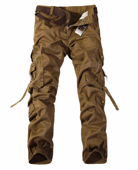 Pantalones Cargo Multibolsillos para Hombre - Estilo Lavado Moderno - Image 2