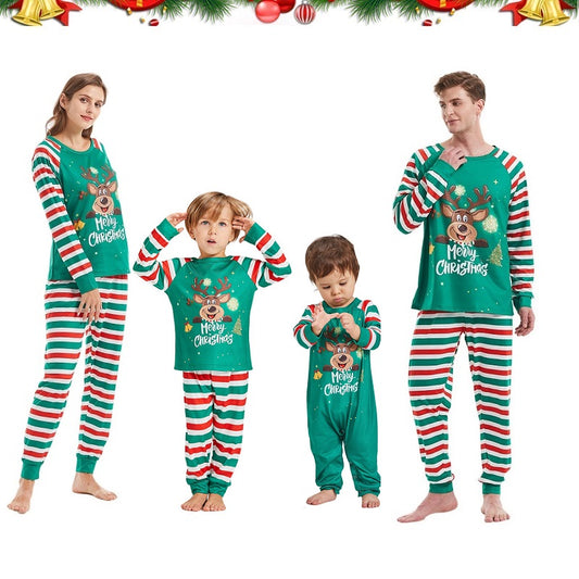 Pijamas Familiares con Estampado de Letras - Conjunto Padre e Hijo - Image 2