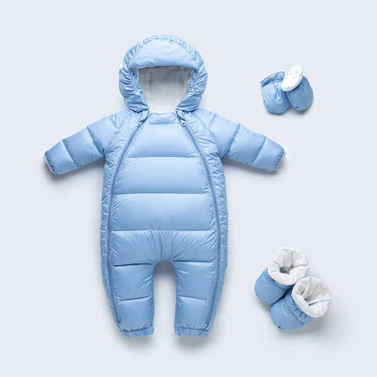 Traje de Invierno Acolchado para Bebé con Relleno de Plumón - Image 2