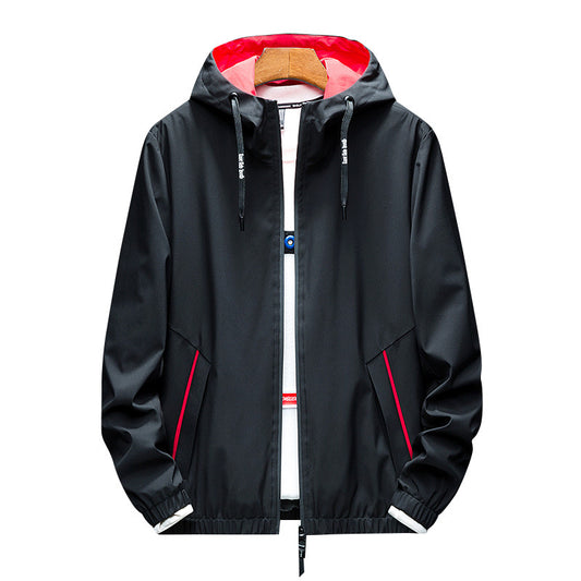 Chaqueta Casual con Capucha - Estilo Moderno y Versátil - Image 2