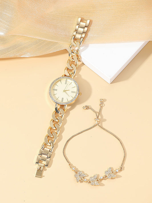Reloj de Pulsera Minimalista para Mujer con Correa Delgada - Image 2