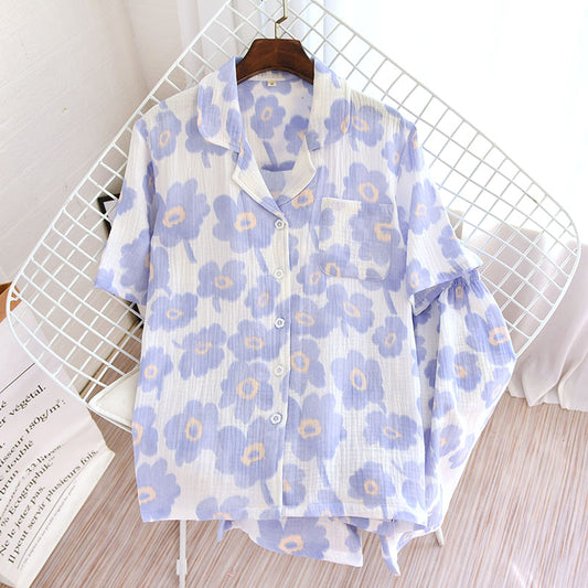 Conjunto de Pijama Corto para Casa - Blusa y Shorts Cómodos - Image 2