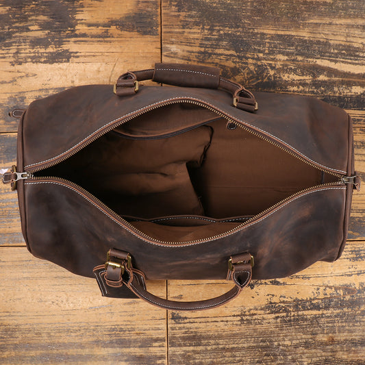 Bolsa de Viaje Primera Capa en Cuero Genuino para Hombre - Image 2