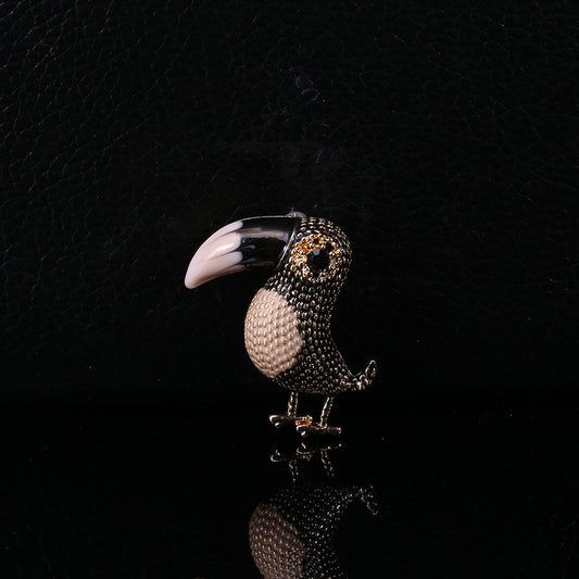 Broche Cormorán Artístico con Esmalte Degradado en Colores Vibrantes - Image 2