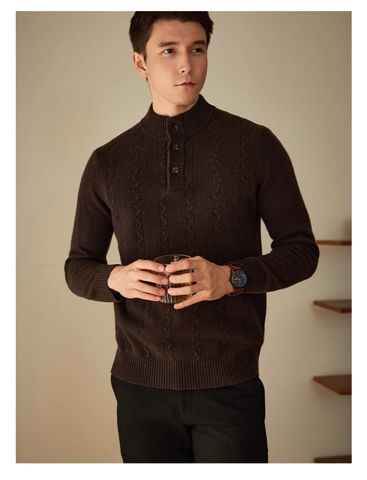 Suéter Grueso con Cuello Tipo Polo - Colección Otoño Invierno - Image 2