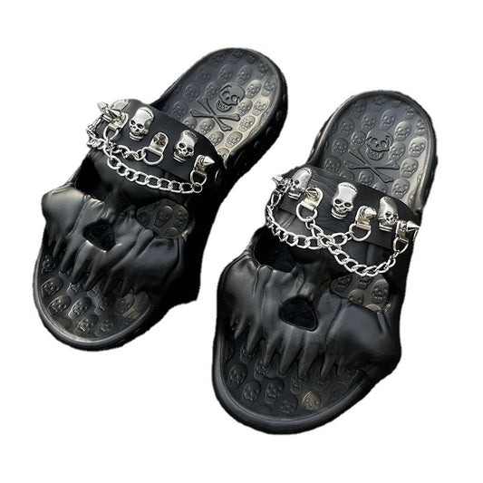 Pantuflas Cráneo con Suela Antideslizante Reforzada - Image 2