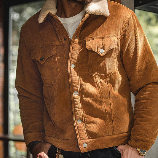 Chaqueta Polo Retro Americana en Pana Pesada - Image 2