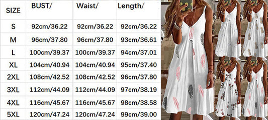 Vestido Suelto Estampado con Cuello en V para Dama - Image 2