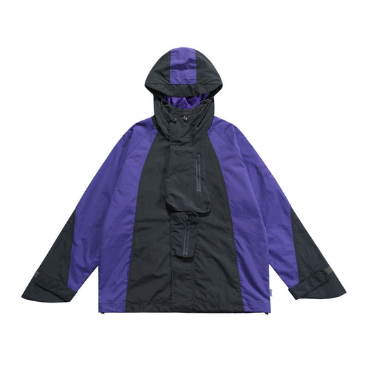 Chaqueta de Montaña Retro con Bolsillos Laterales - Diseño Suelto y Colores Clásicos - Image 2