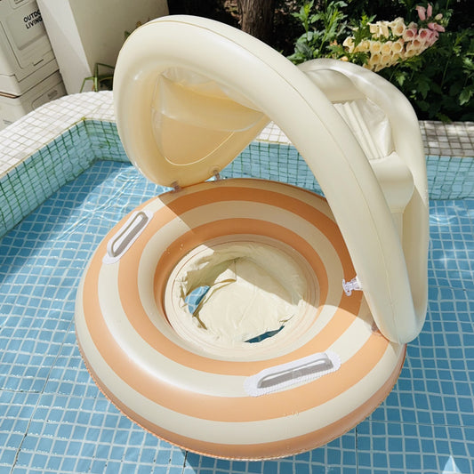 Flotador Anillo Parasol para Piscina con Pedestal - Image 2