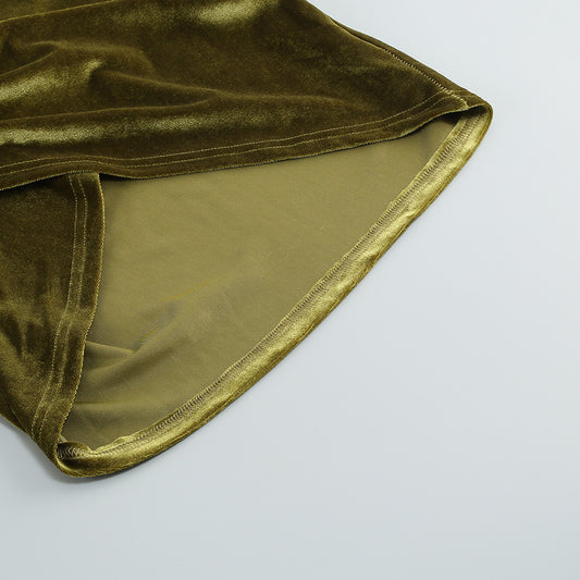 Vestido Fiesta Franela Manga Larga Ajustado para Mujer - Image 2