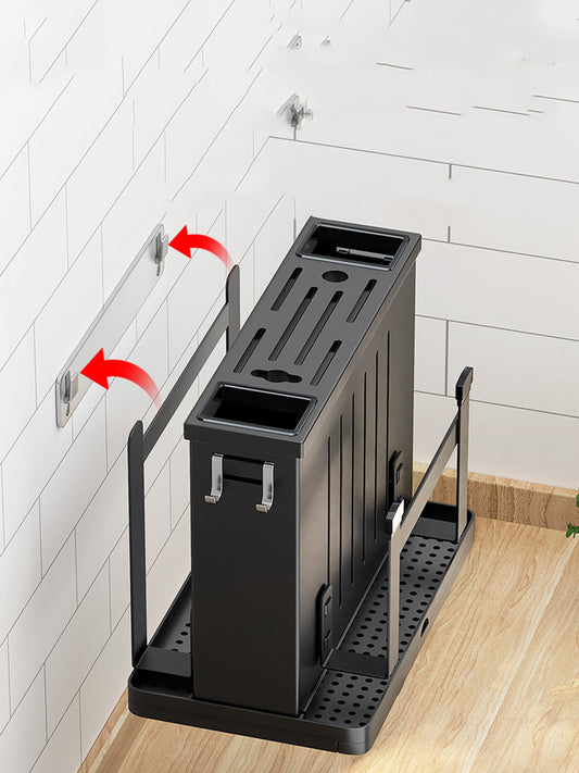 Soporte de Pared para Cuchillos en Acero Inoxidable - Organizador de Cocina - Image 2