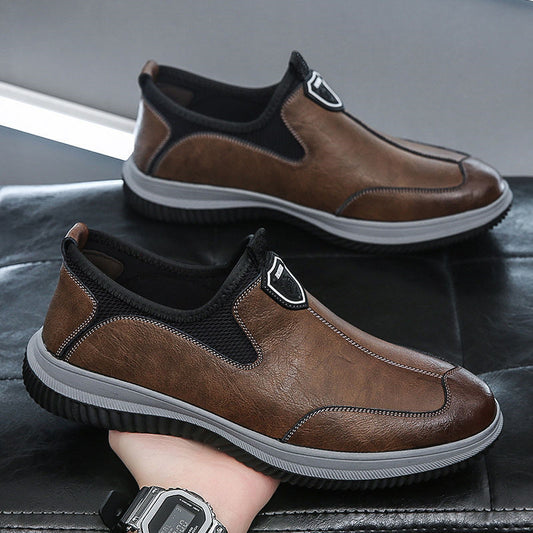 Zapatos de Cuero Suave Estilo Británico Transpirables para Hombre - Image 2