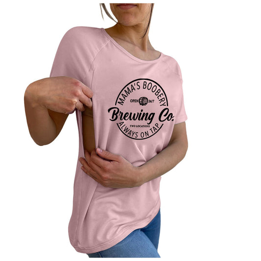 Camiseta Maternidad y Lactancia de Manga Corta para Mujer - Image 2