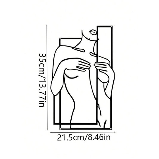 Decoración de Pared Silueta Femenina Minimalista - Image 2