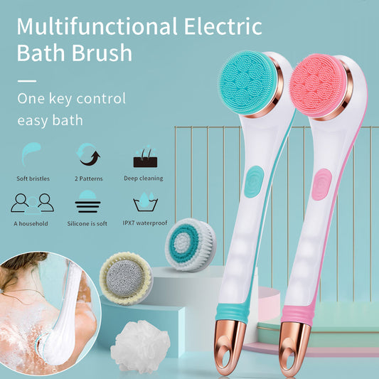 Cepillo de Baño Eléctrico Recargable USB - Masajeador Dorsal 2 Velocidades - Image 2