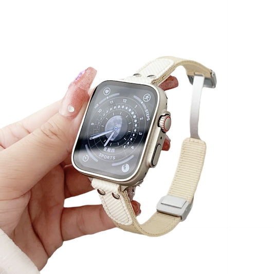 Correa Transpirable de Nylon Tejido para Apple Watch 8, 7, SE - Image 2
