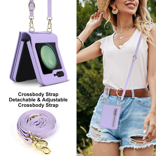Funda Crossbody con Cierre para Teléfono y Pantalla Plegable - Image 2