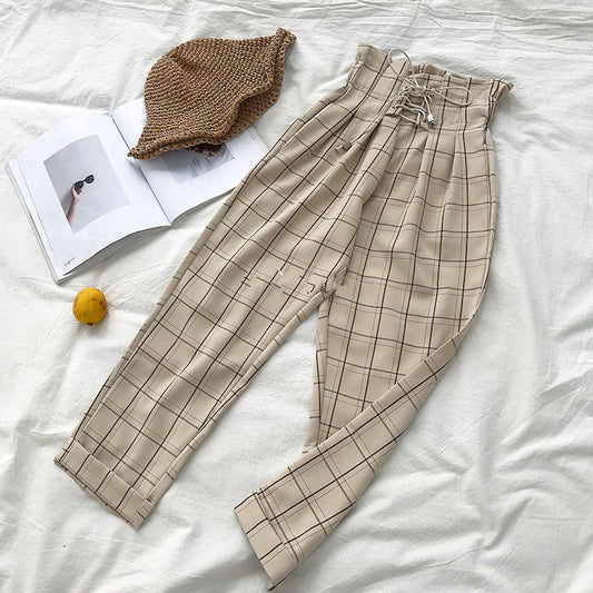 Pantalones Casuales a Cuadros para Primavera - Image 2
