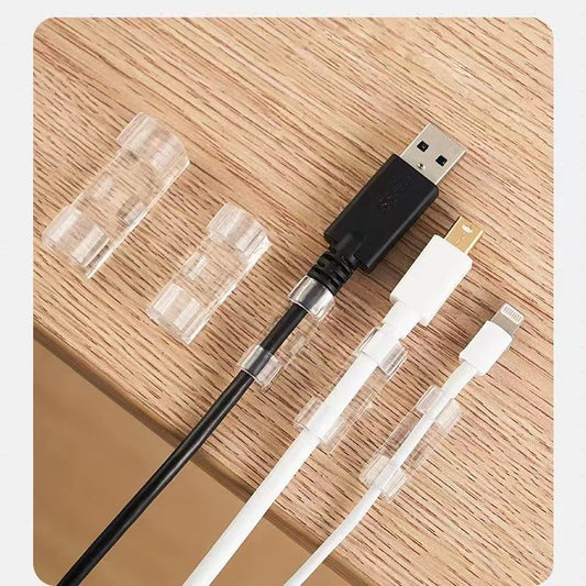 Organizador de Cables Adhesivo sin Perforación con Clips de Sujeción - Image 2